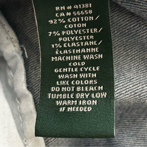 Lauren Ralph Lauren Vintage Bermuda Denim Shorts - Picture 5 of 7